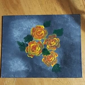 Vibrant Yellow Rose Canvas Art